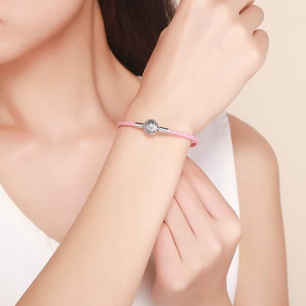 Modular armbånd til Pandora læder S925 19cm