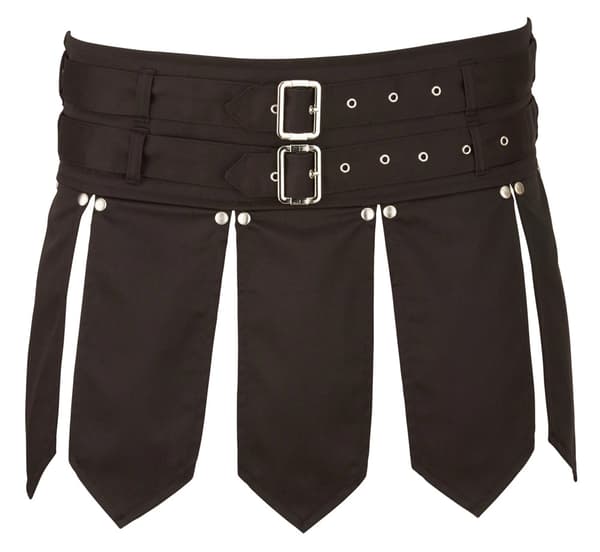 Svenjoyment Herre Gladiator Nederdel Sort XL
