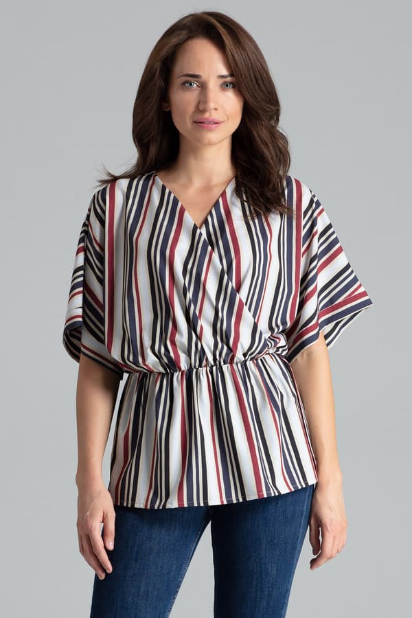 Blus L063 mönstrad 110 S
