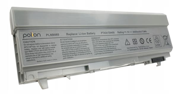 Laptop-batteri til DELL PT434 Latitude E6400 E6500 Precision M2400 6600mAh