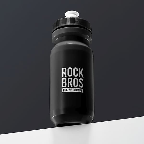 Cykelflaske til vanddrikke 600 ml - sort