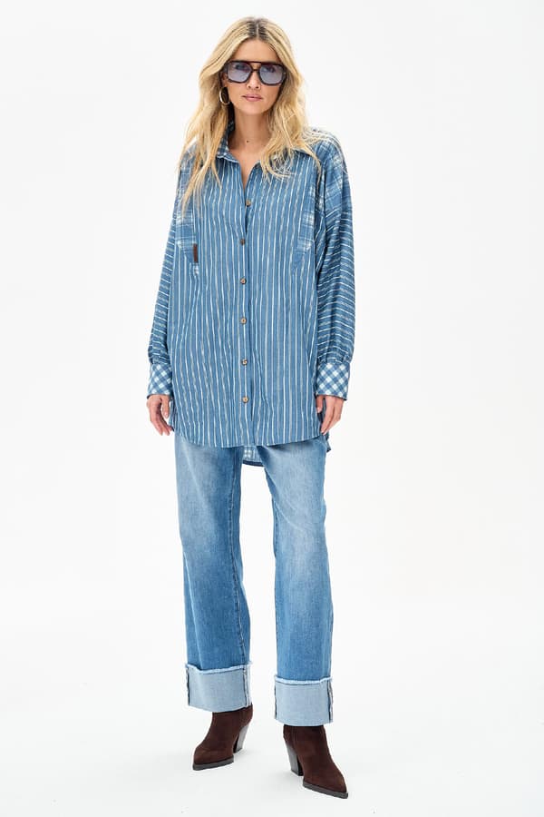 Adila Jeans Dameskjorte Universal