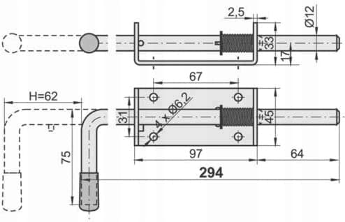 300 mm bult