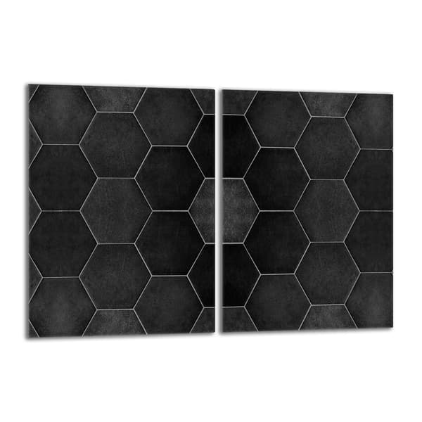 Lasinen suojalevy liedelle 2x40x52 Tile