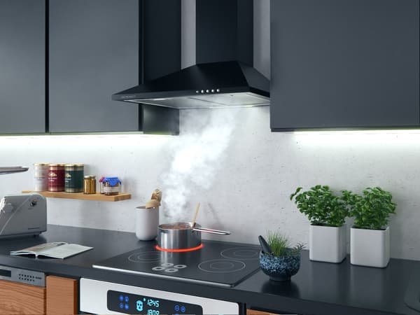 Berdsen BT-214 60 cm emhætte sort