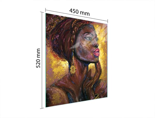 GLAS SKÆREBRÆT 45x52 KVINDE