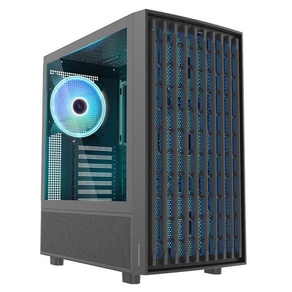 MODECOM Breeze ARGB Flow MIDI datorchassi med USB typ C