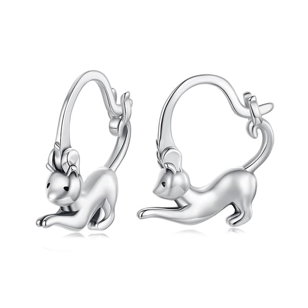 Pendientes de plata Pendientes de ratón Pendientes de plata 925 Trusky