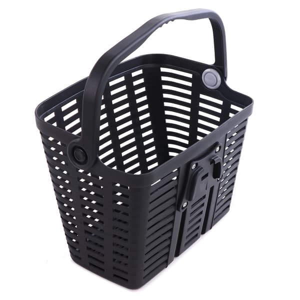 Cykelkorg i plaststyre - svart
