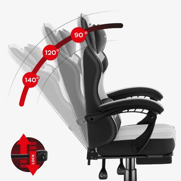 Fotel gamingowy Force 3.7 Grå