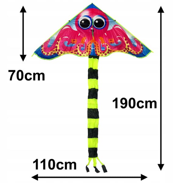 Megadidi drageflyvere med hale havseventyr blæksprutte 190 cm
