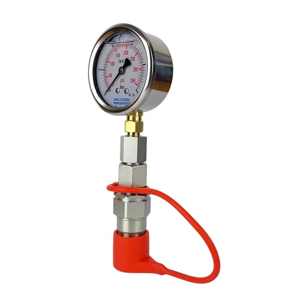 Mätsats, manometer 0-25 bar, snabbkoppling