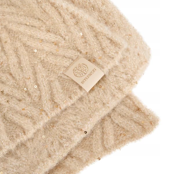 BSD-BK-09 BEIGE Stor damhalsduk VINTER