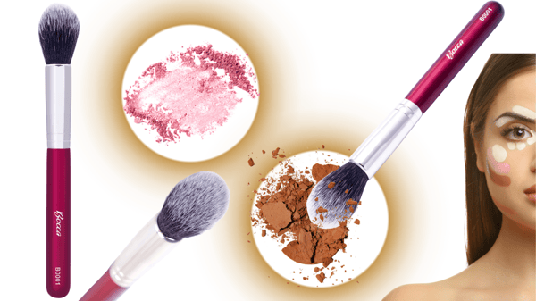 Bocca Beauty Professionel Pensel til Rouge og Bronzer