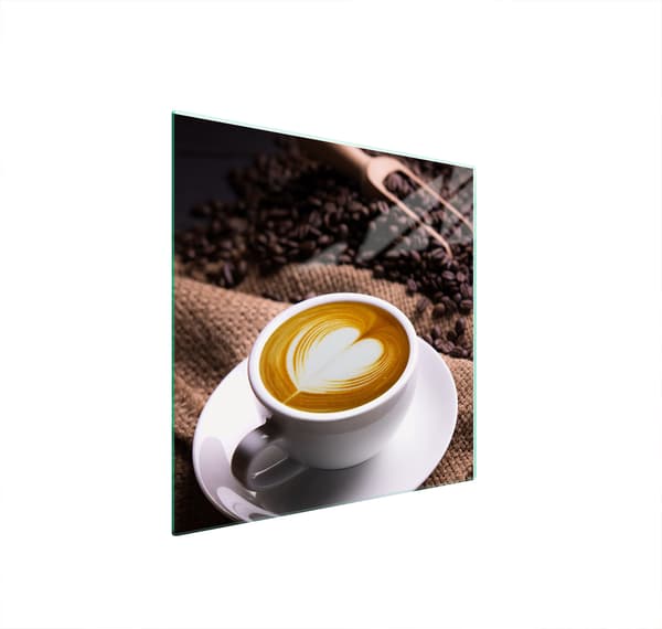 GLASSKYDDSPLÅT FÖR SPIS 50x52 KAFFE