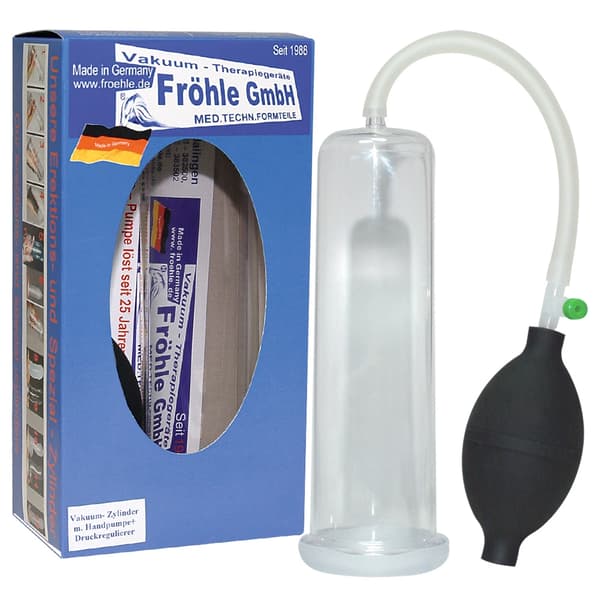 Frohle Läpinäkyvä Penispumppu L 20cm