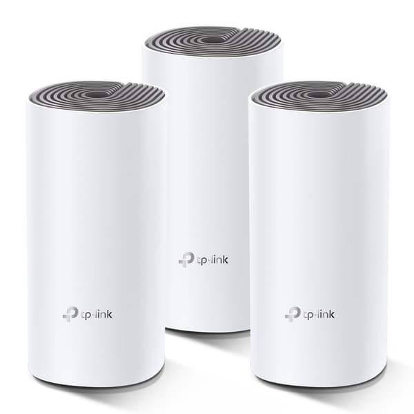 TP-LINK Deco E4 mesh-system, 3-pak, rækkevidde op til 260 m², hvid