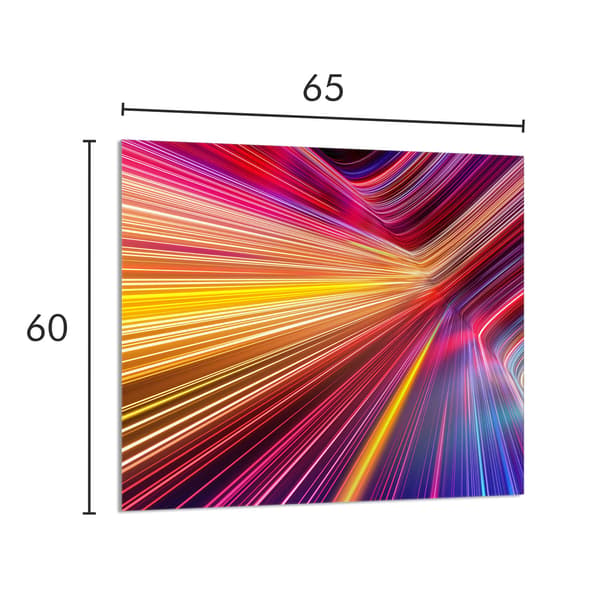 KEITTIÖN LASIPANEELI 65x60 Värikäs