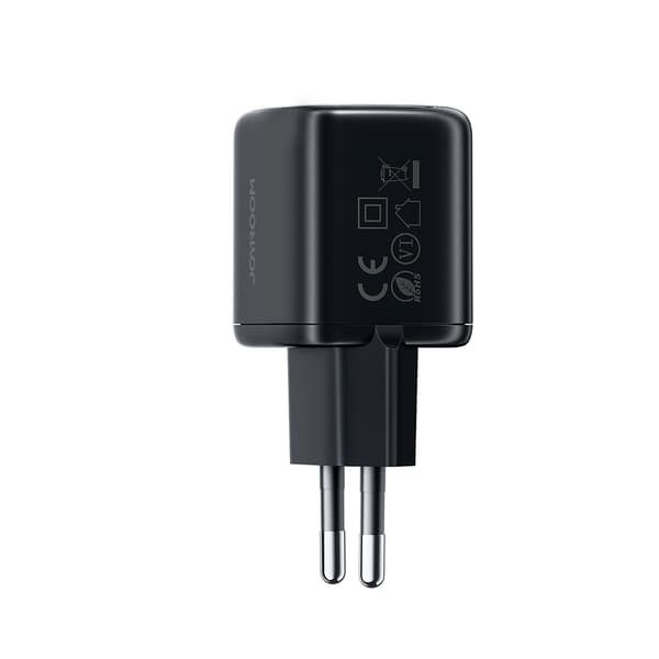 33W USB-A USB-C vægoplader - Sort