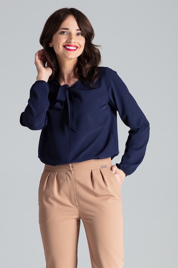 Bluse L030 Marineblå L