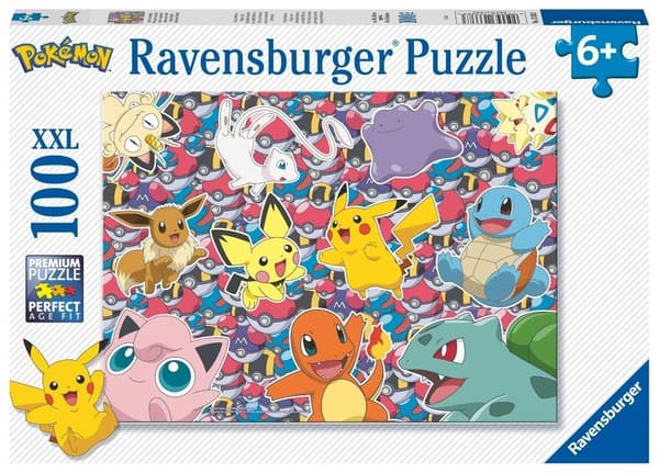 100 2D-puslespil til børn: Pokémon