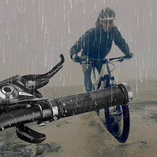 Greb, ROXAR cykelstyrgreb, sort, blå ringe