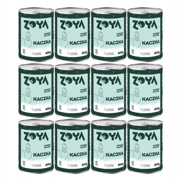 ZOYA Anka - burk våtfoder för hundar 12x800g