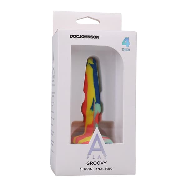 Doc Johnson Groovy Silikon Analplugg 10cm