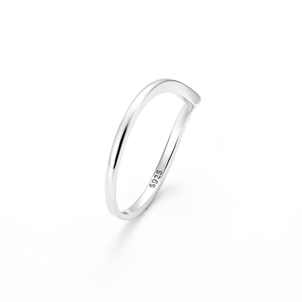 925 Silverring Slät Ring Storlek 13