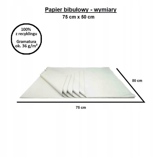 Silkespapper 50x75cm - 5kg