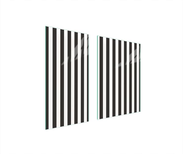 GLASSKYDDSPLÅT 75x52 LISTOR