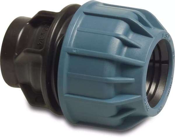 Jason PP-adapter 20 mm x 1/2" klemmemontering x GW 10 bar