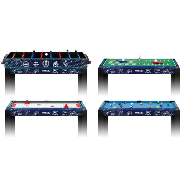 12-i-1 multi-spilbord 106x59x90 cm NS-801 sort
