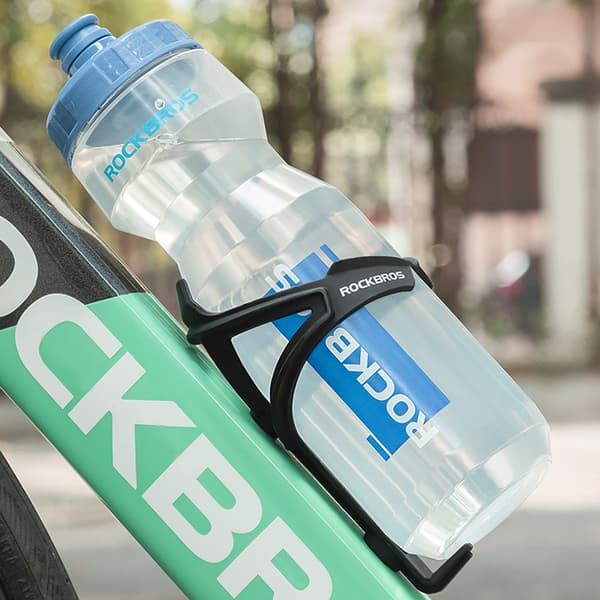 Polkupyörän pullo 750 ml - läpinäkyvä sininen