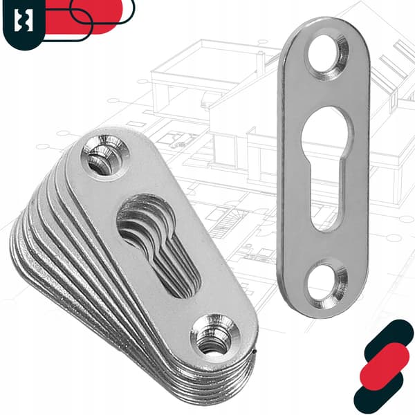 Hyllyripustin l-42 pää 8mm - 10 kpl.