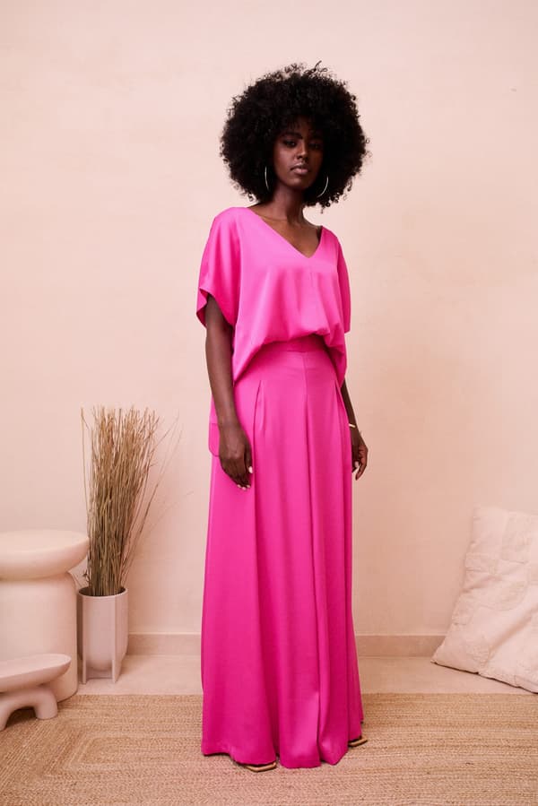 Dame Cigar Fuchsia Bukser 36/38