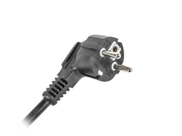 Lanberg strømskinne til 10" skabe 1U 16A PDU 3x Schuko 2m sort