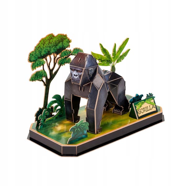 CUBIC FUN Pussel Cubic Fun Djur GORILLA 34 bitar