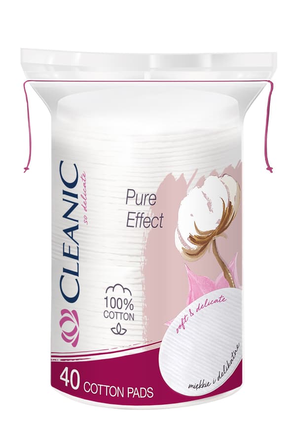 Cleanic Pure Effect Ovala Kosmetiska Pads 1-pack - 40 st