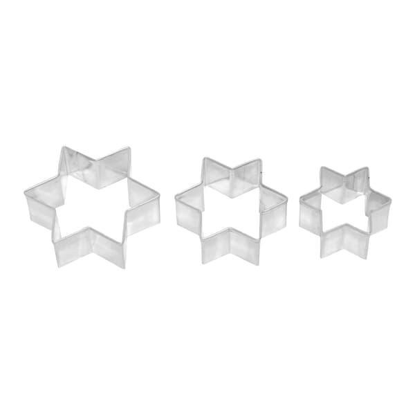STAR-pikkuleipämuotti 4,5/5,5/6,5 cm