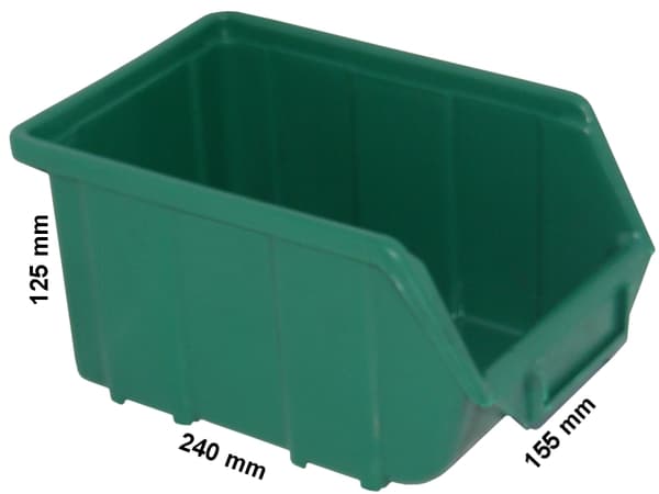 Opbevaringsboks – Ecobox medium | Grøn