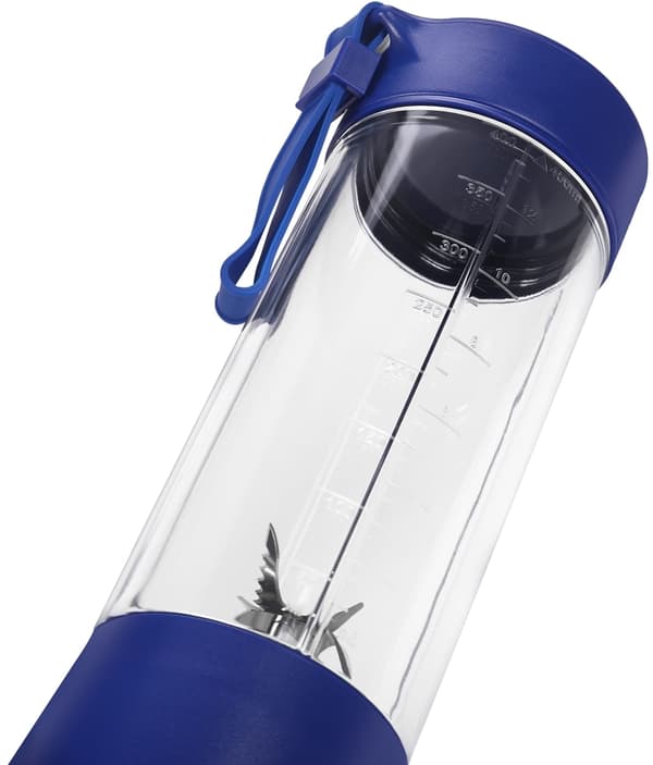 Genopladelig USB-C blender 400ml blå | Kraft&Dele
