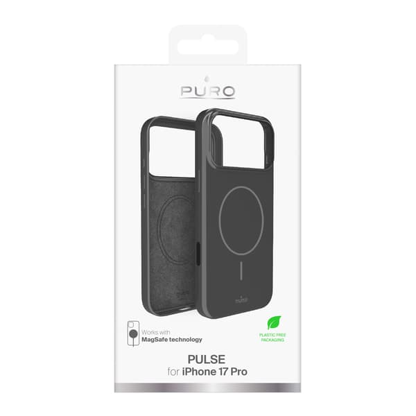 Pulse Polycarbonat Beskyttende Etui til iPhone 17 Pro - Grå