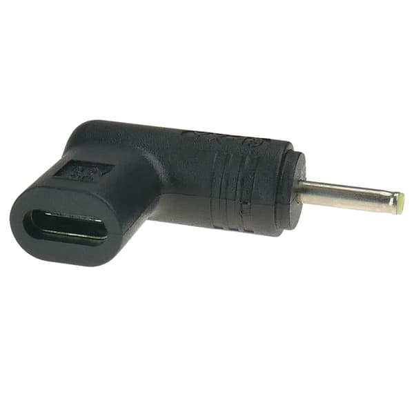 USB-C-adapter til strøm til bærbar computer med 2,5x0,7 mm stik