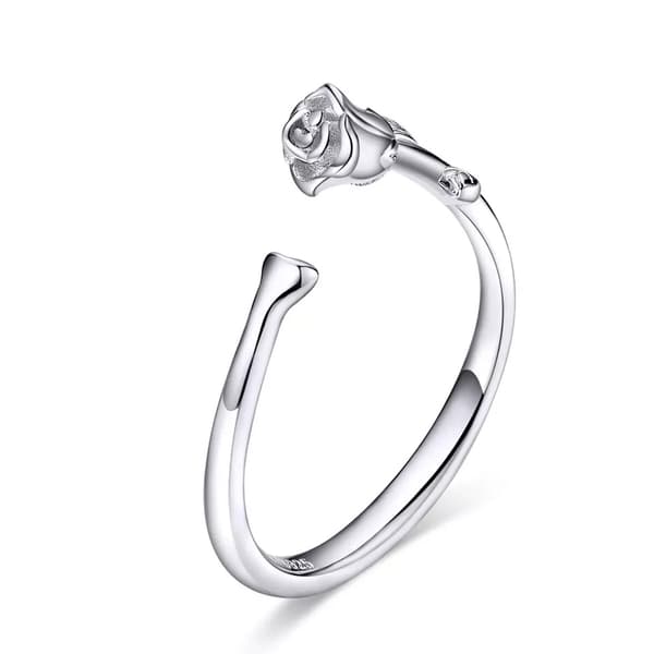 Justerbar rosring i silver S925 Silver