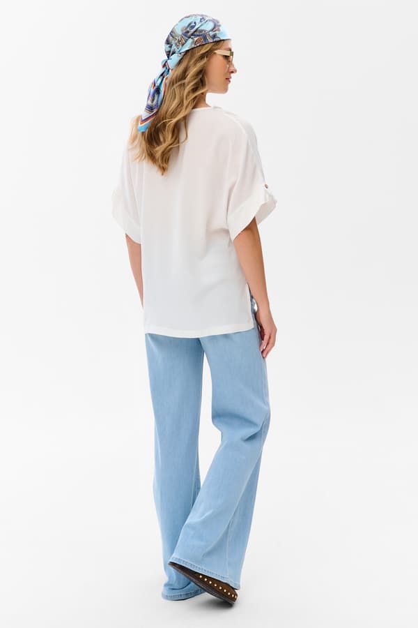 Damebluse Yasumi Ecru 40/42