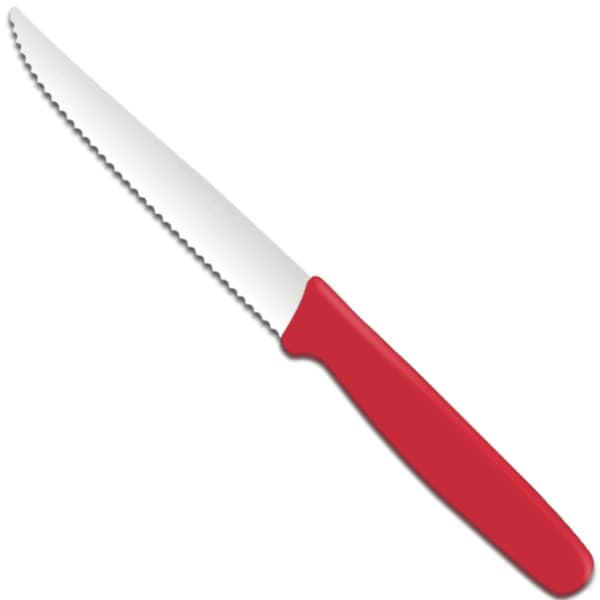 Sagte tomatkniv 214 mm - rød