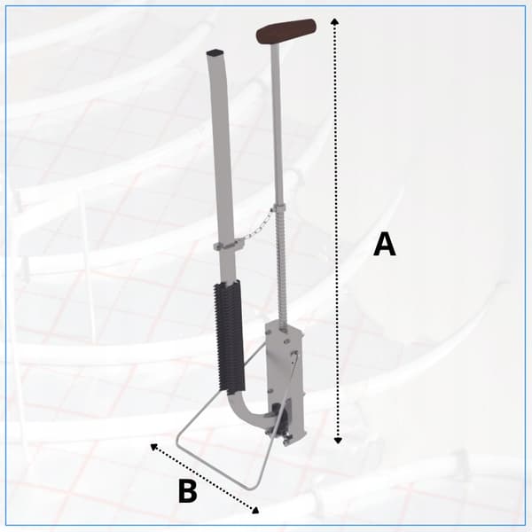 PEX RØRTACKER - bedre end Capricorn - Stål + Aluminium