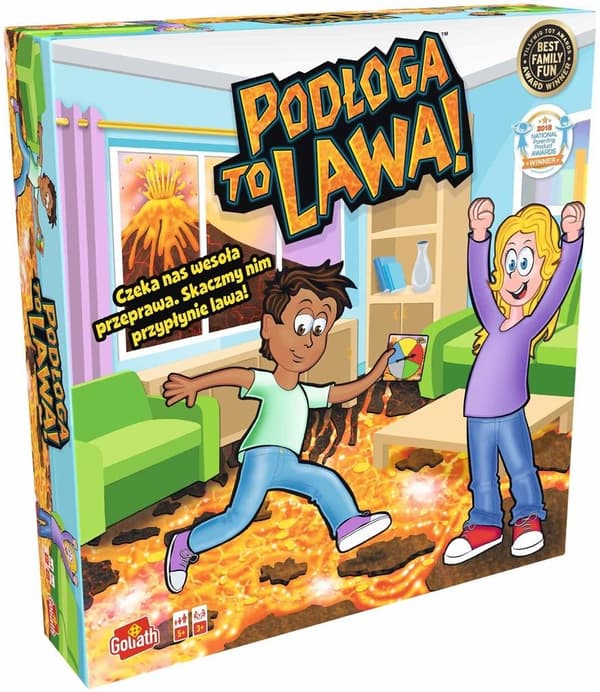 Gulvet er lava