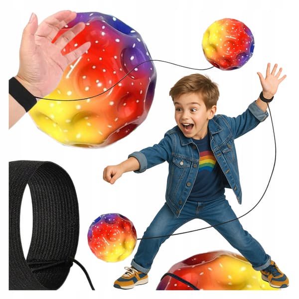 GALAXY BALL på elastik GALAXY BALL METEOR rumøvelsesbold